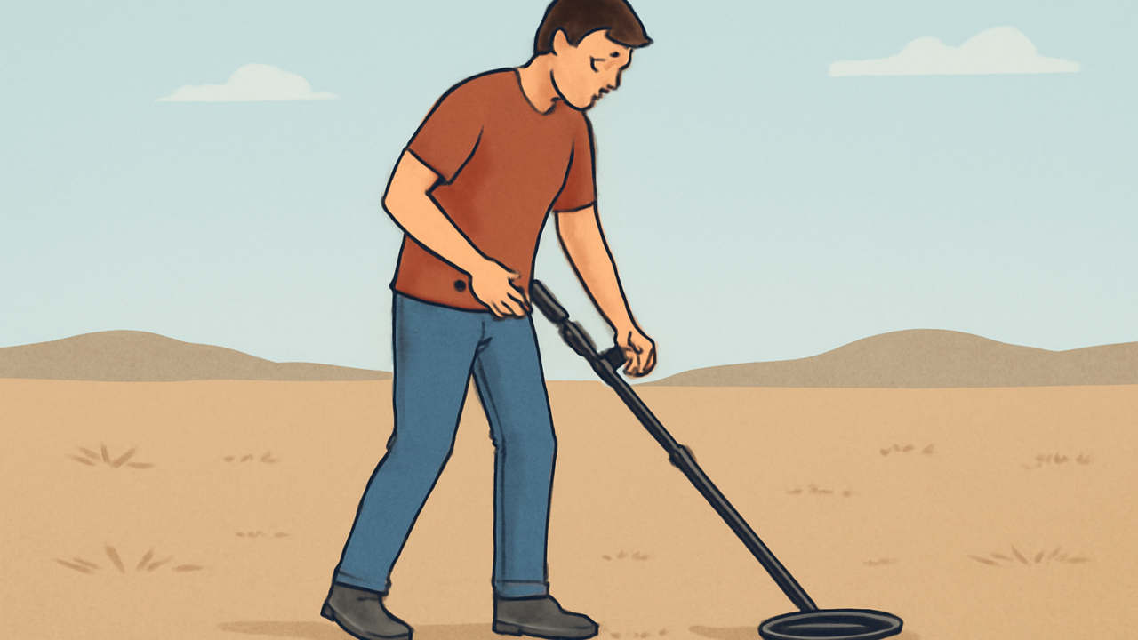 كيف تختار أول جهاز لكشف المعادن؟ دليل حسب الهدف ومكان البحث